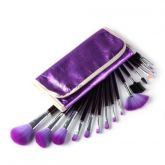 KIT DE PINCEL ROXO COM 16PEÇAS